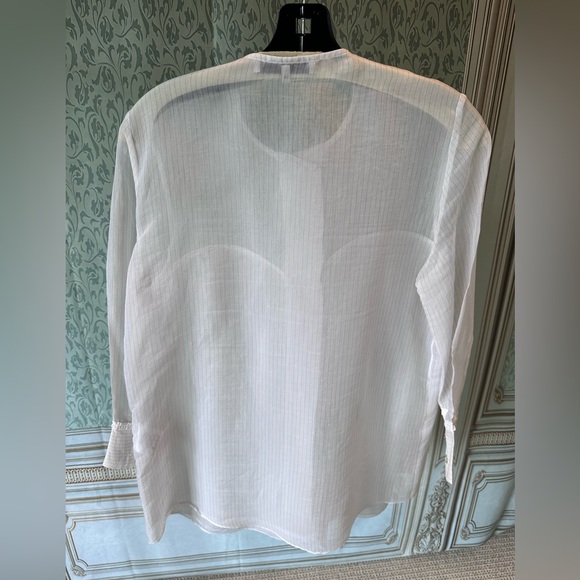 Beautifully Sheer Silk/Cotton Blouse by Stella McCartney - Picture 2 of 8